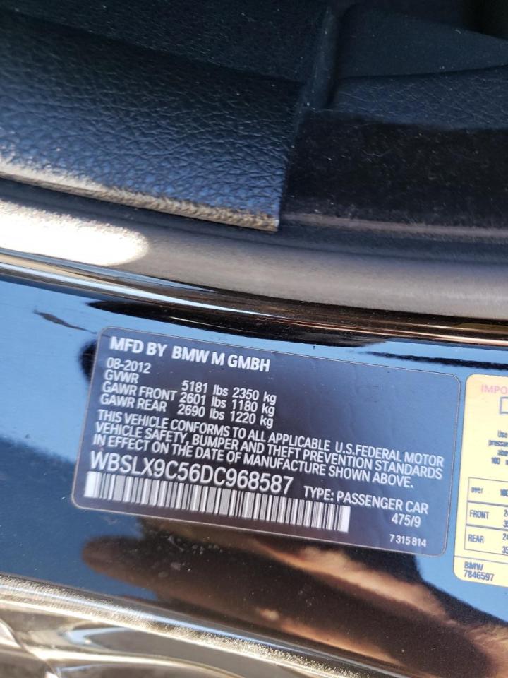 Photo 10 from auction – 2013 BMW M6 with VIN WBSLX9C56DC968587