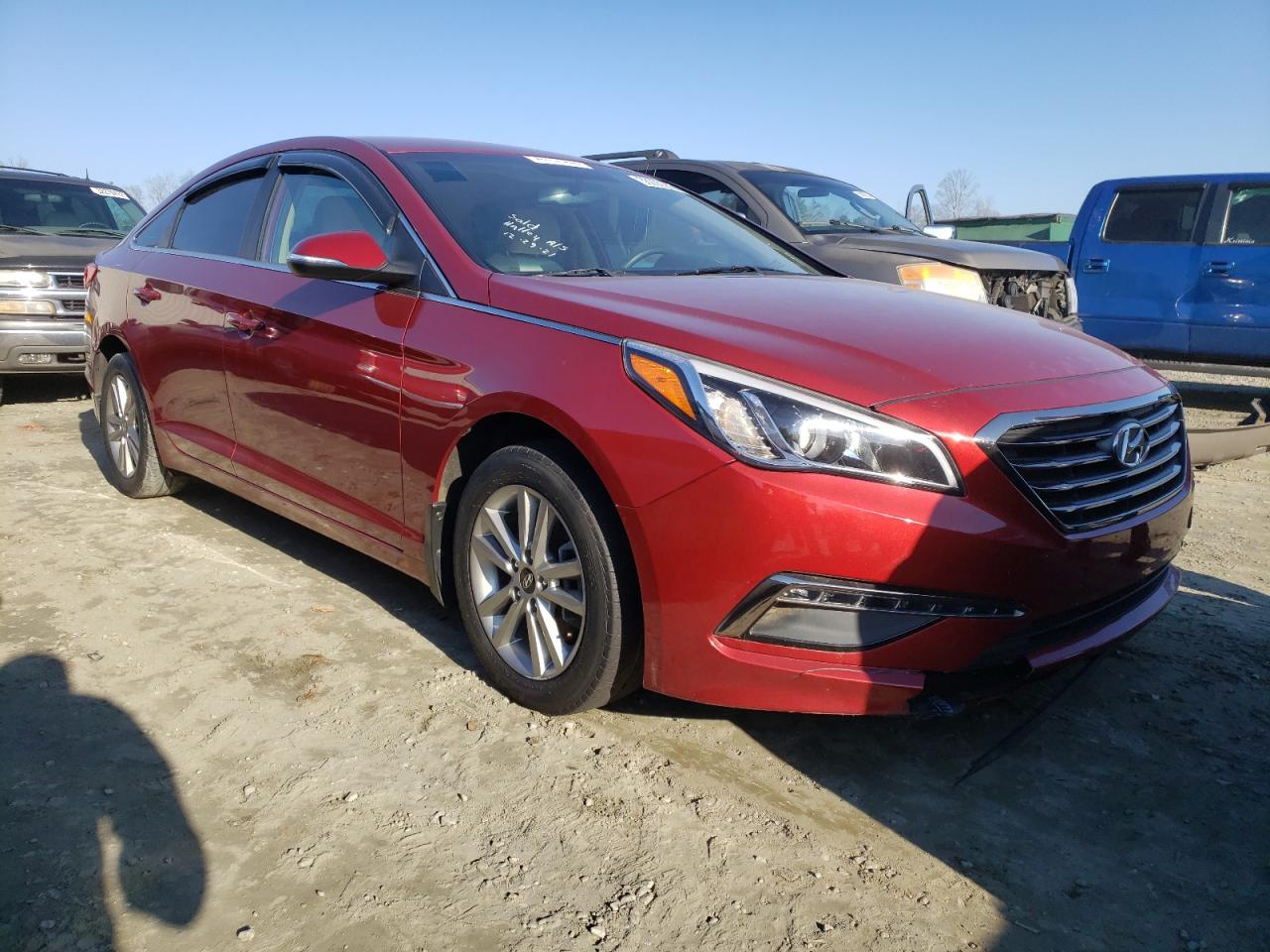HYUNDAI SONATA ECO 2015 with VIN 5NPE24AA3FH158374 - Photo from auction