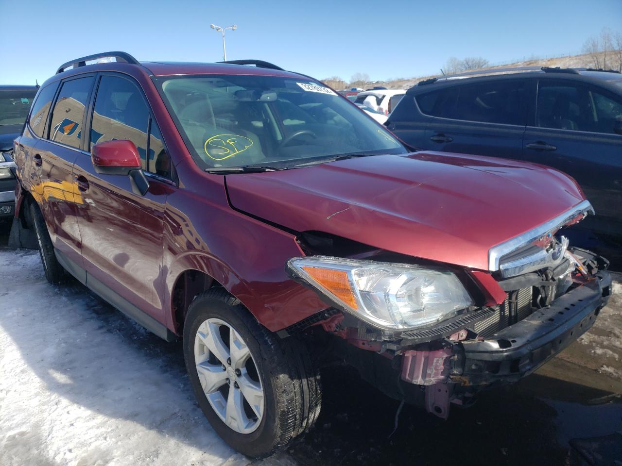 SUBARU FORESTER 2 2014 with VIN JF2SJAHC6EH549383 - Photo from auction