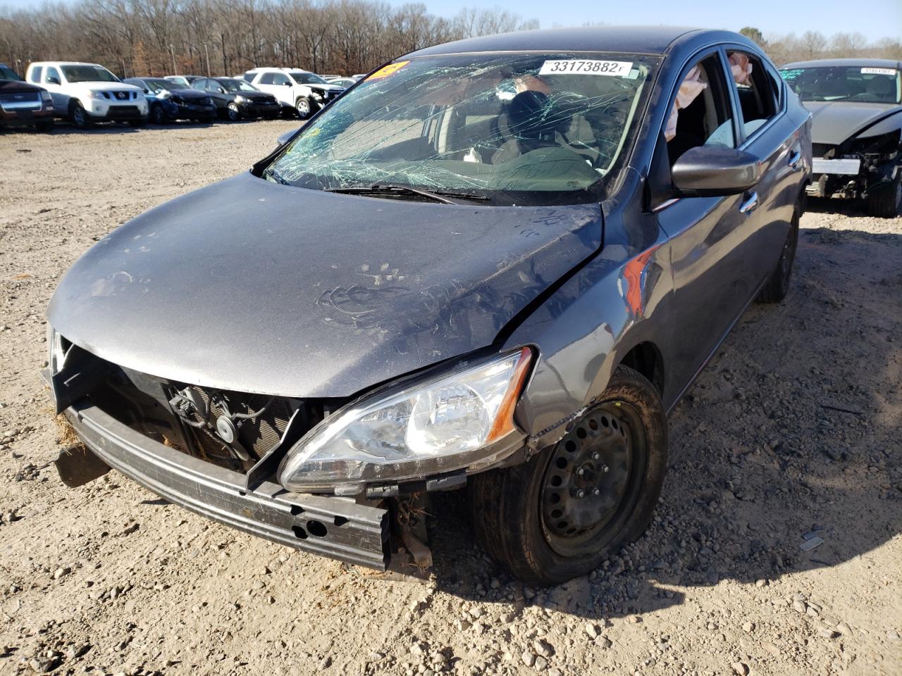 Photo 2 from auction – 2015 NISSAN SENTRA S with VIN 3N1AB7AP9FY383344