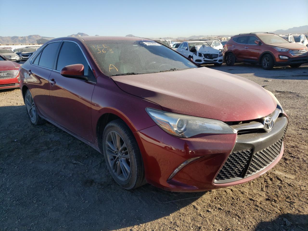 TOYOTA CAMRY LE 2016 with VIN 4T1BF1FK6GU546726 - Photo from auction