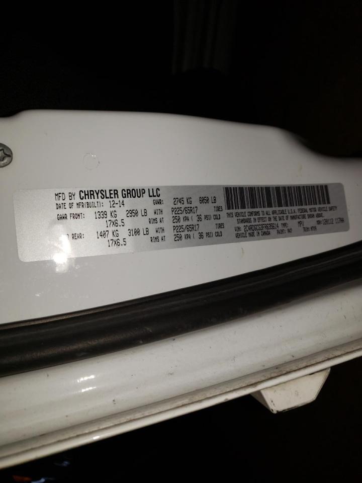 Photo 10 from auction – 2015 DODGE GRAND CARA with VIN 2C4RDGCG3FR635614