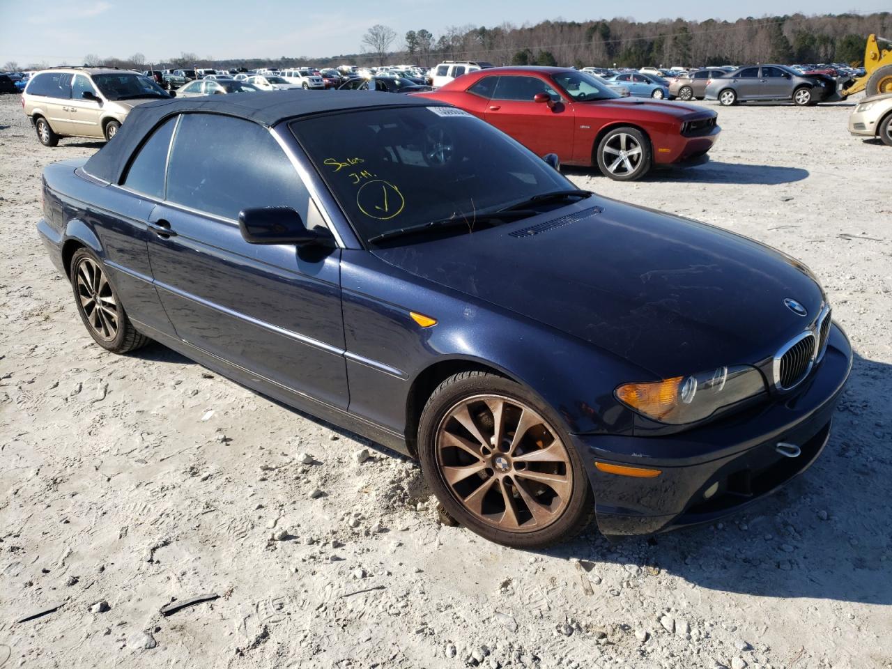 BMW 330 CI 2004 with VIN WBABW53404PL45865 - Photo from auction
