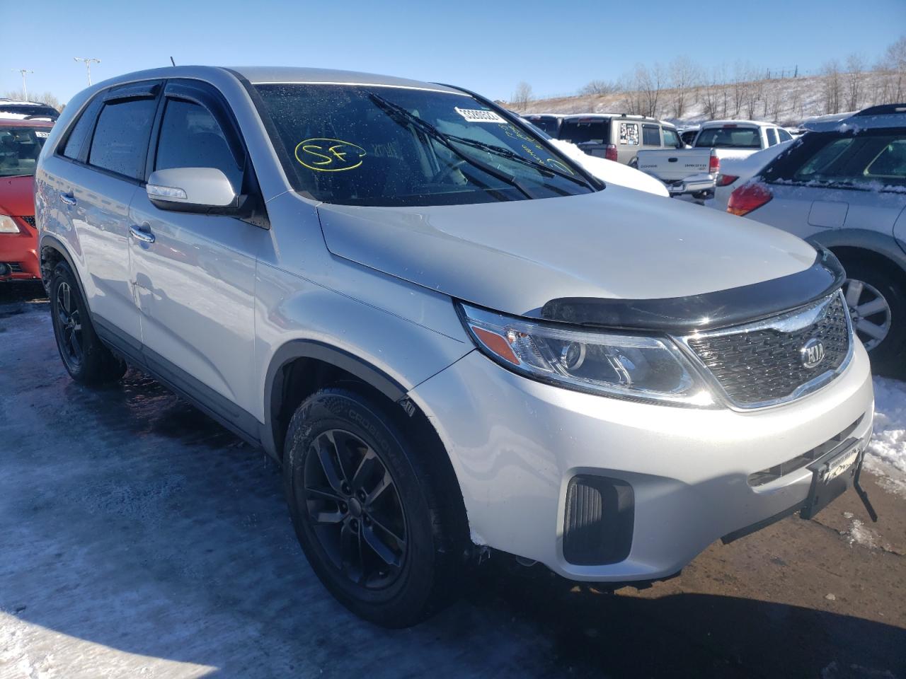 KIA SORENTO 2014 with VIN 5XYKT3A6XEG428101 - Photo from auction