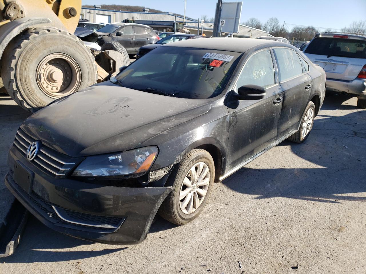 Photo 2 from auction – 2013 VOLKSWAGEN PASSAT S with VIN 1VWAP7A33DC084639