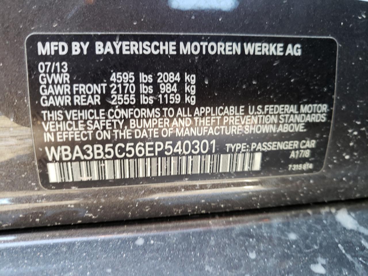 Photo 10 from auction – 2014 BMW 328 XI SUL with VIN WBA3B5C56EP540301