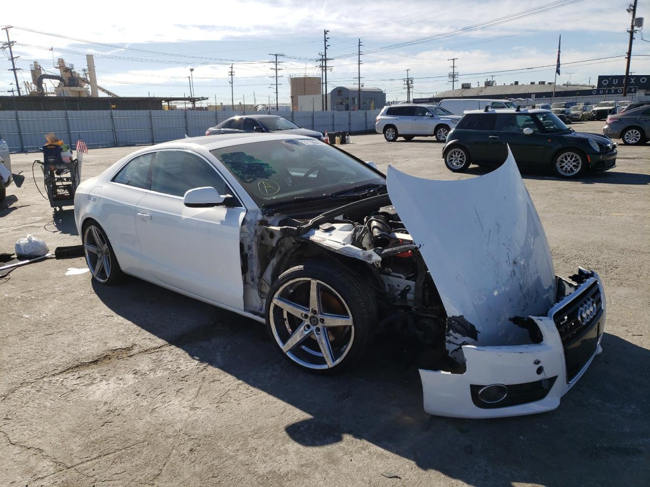 AUDI A5 PREMIUM 2010 with VIN WAUCKAFR0AA055270 - Photo from auction