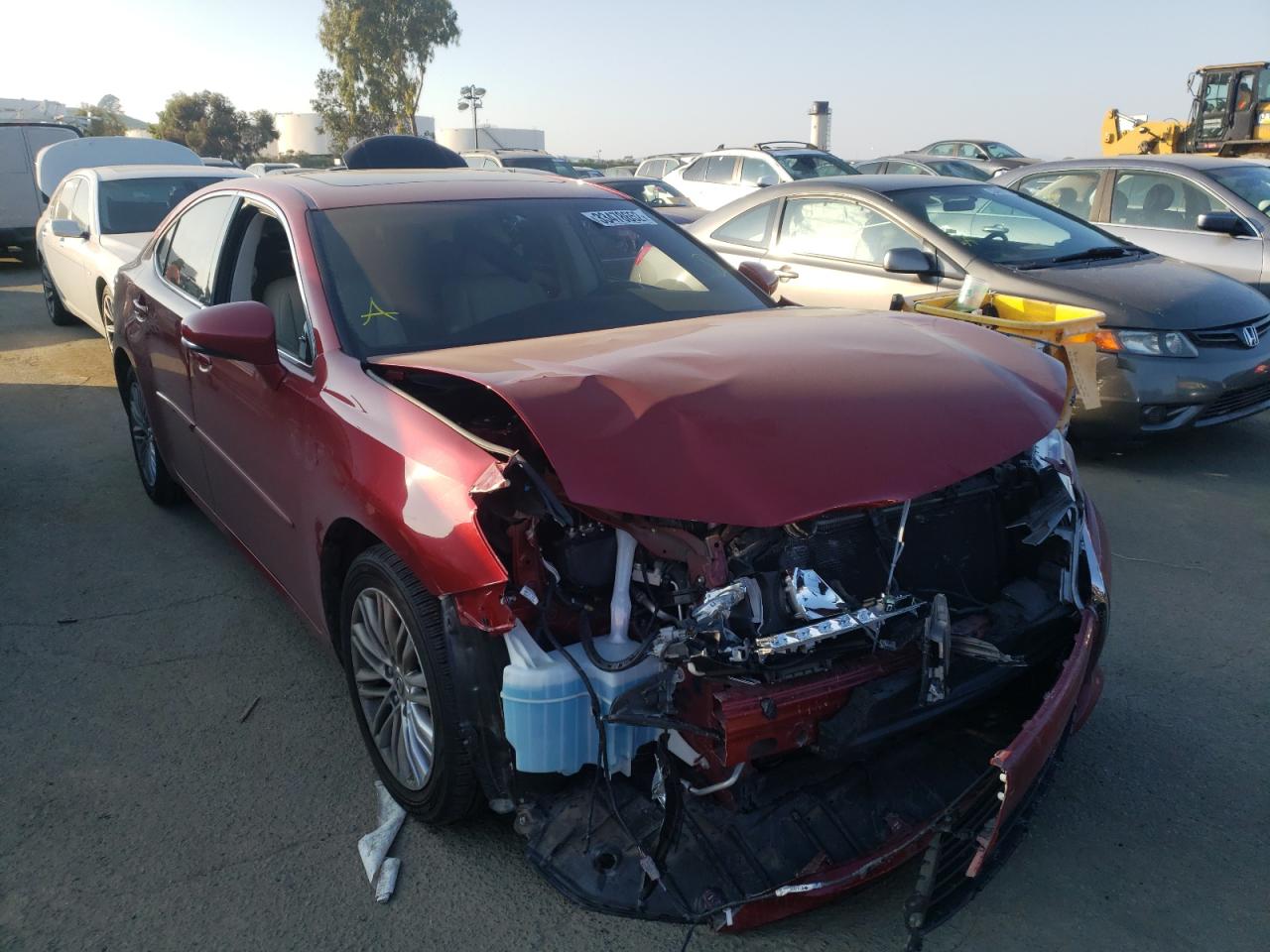 LEXUS ES 350 2013 with VIN JTHBK1GG6D2061325 - Photo from auction