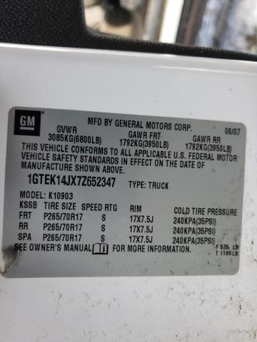 Photo 10 from auction – 2007 GMC NEW SIERRA with VIN 1GTEK14JX7Z652347