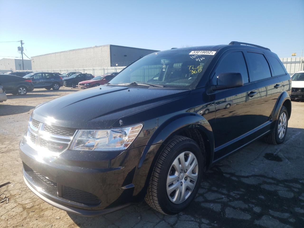 Photo 2 from auction – 2017 DODGE JOURNEY SE with VIN 3C4PDCAB8HT691698