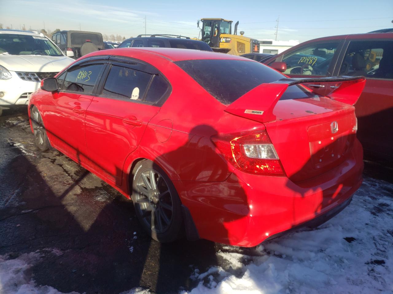 Photo 3 from auction – 2012 HONDA CIVIC SI with VIN 2HGFB6E52CH704715