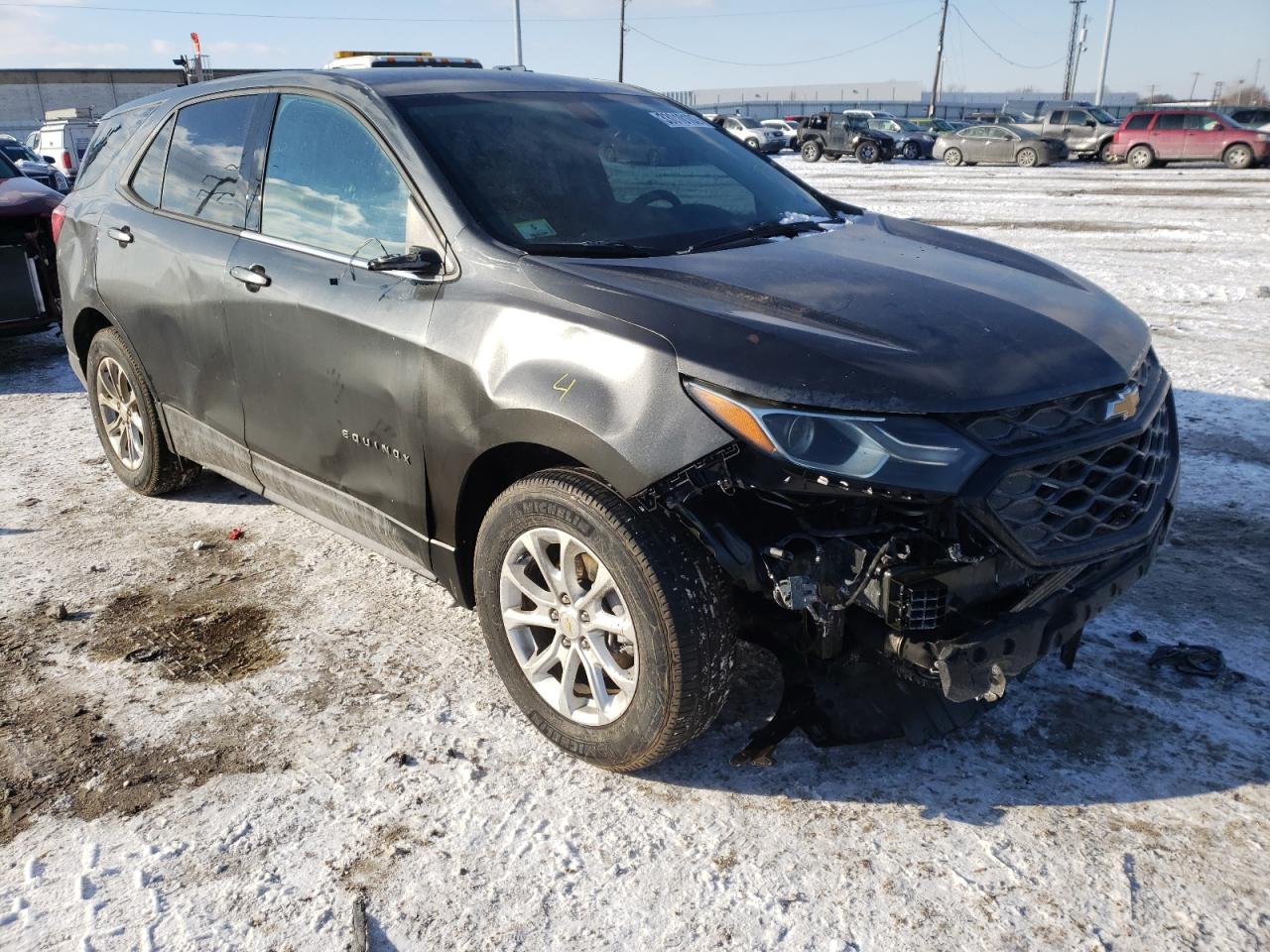 CHEVROLET EQUINOX LS 2018 with VIN 2GNAXHEV0J6317747 - Photo from auction