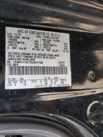 Photo 10 from auction – 2003 FORD EXPEDITION with VIN 1FMFU16L73LB41748