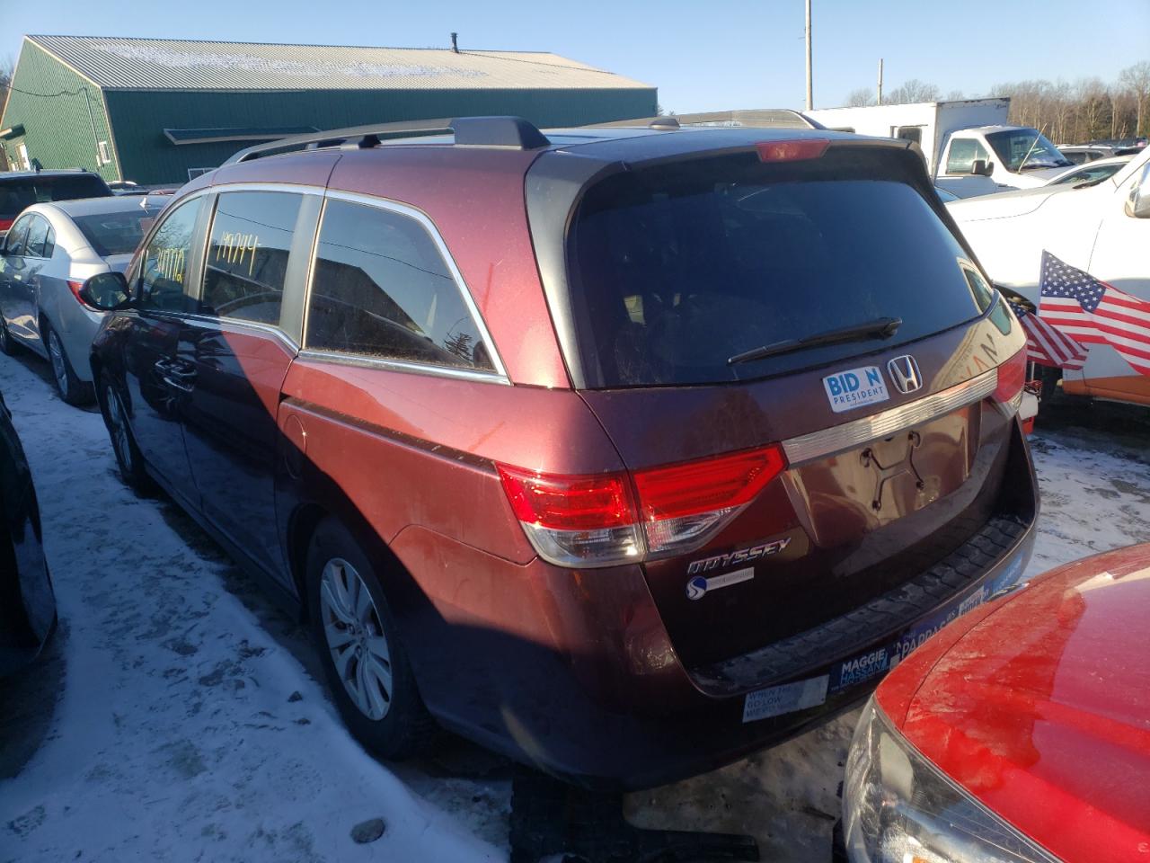 Photo 3 from auction – 2015 HONDA ODYSSEY EX with VIN 5FNRL5H60FB021574