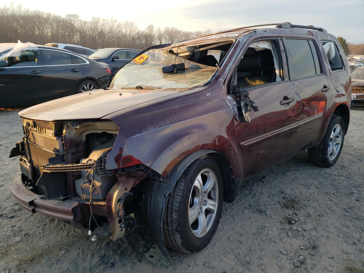 Photo 2 from auction – 2012 HONDA PILOT EXL with VIN 5FNYF4H5XCB064500