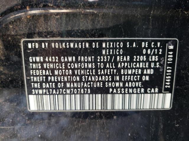 Photo 10 from auction – 2012 VOLKSWAGEN JETTA TDI with VIN 3VWPL7AJ7CM707679