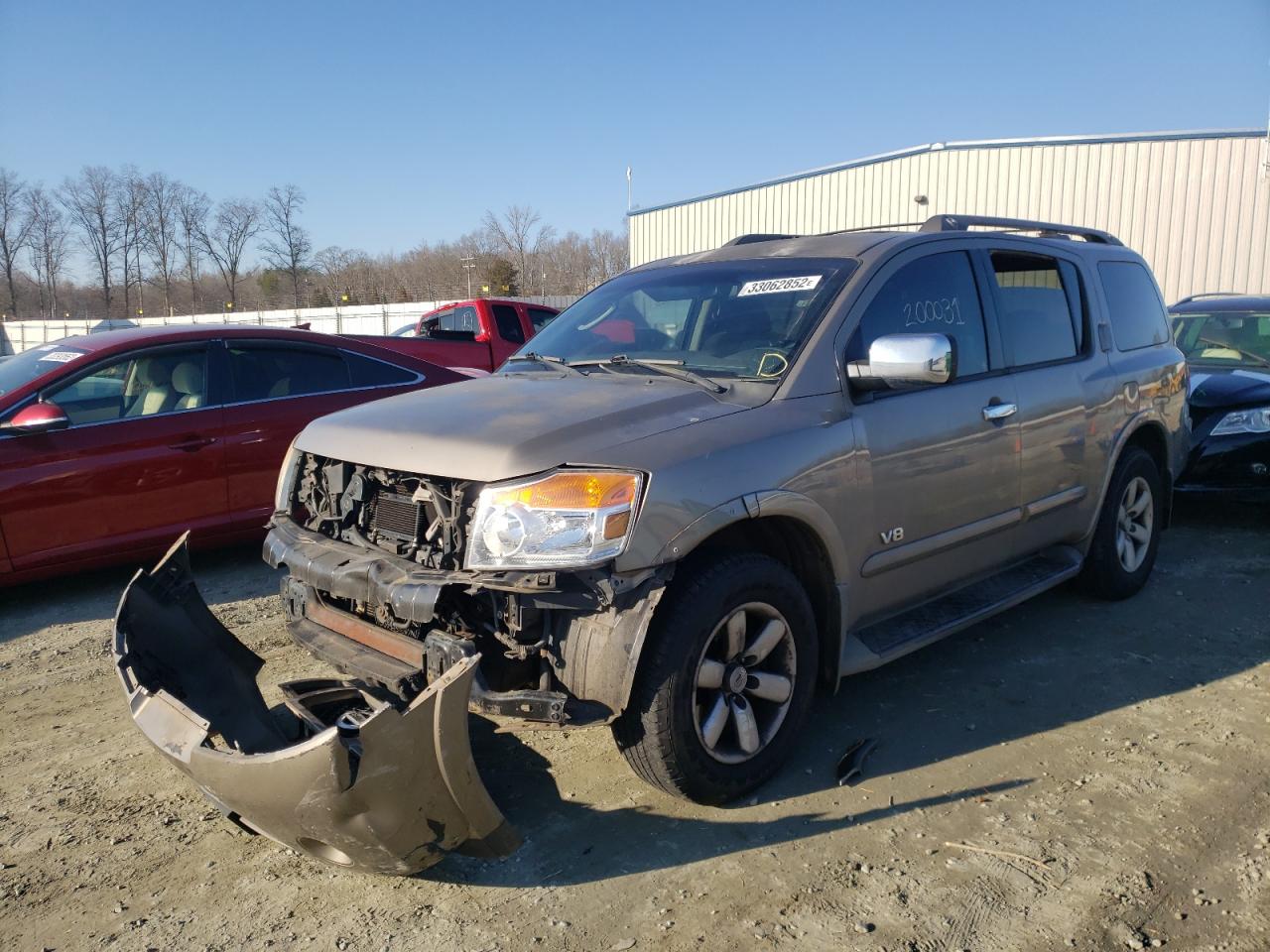Photo 2 from auction – 2008 NISSAN ARMADA SE with VIN 5N1BA08D08N605451
