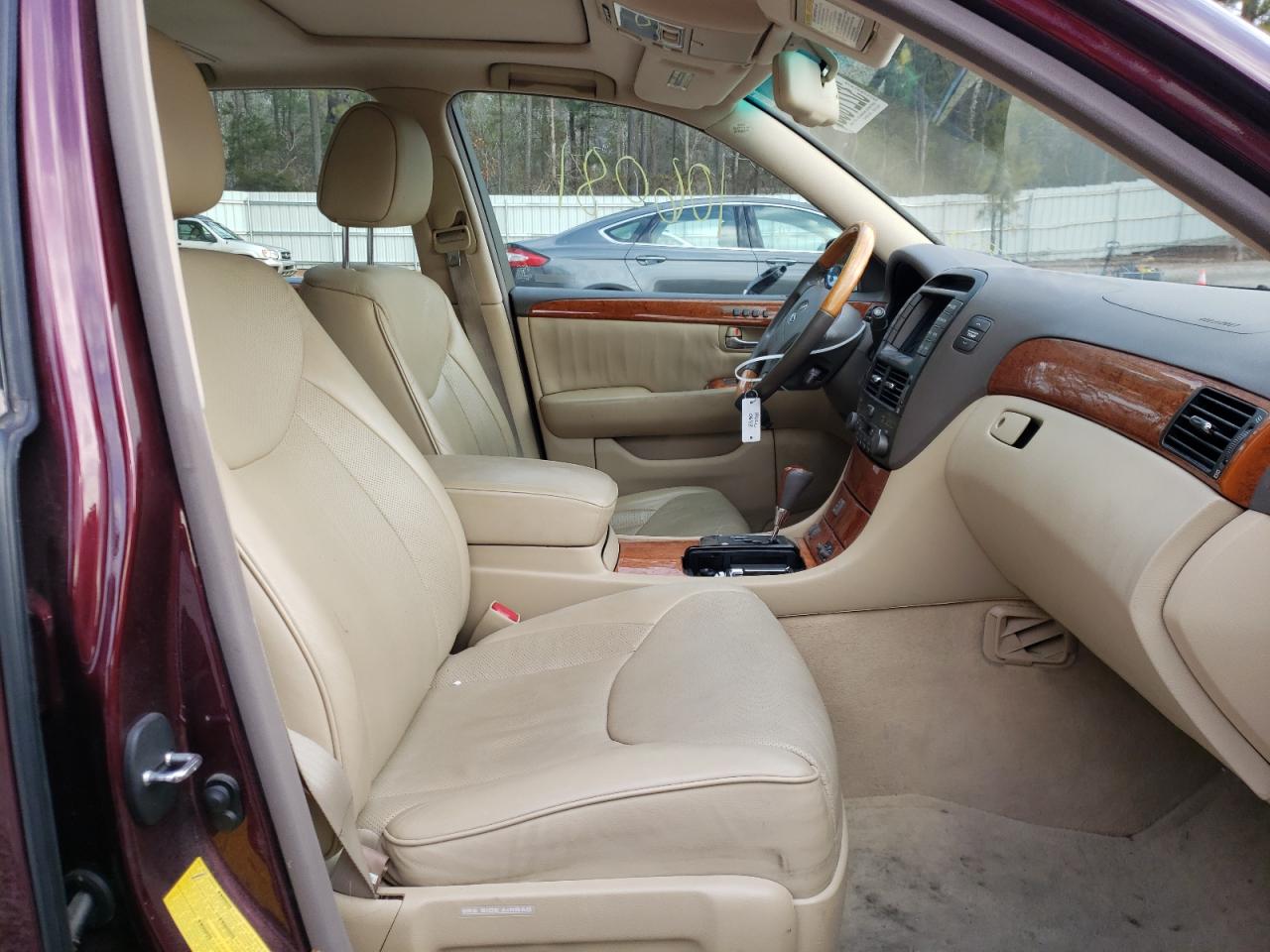 Photo 5 from auction – 2006 LEXUS LS 430 with VIN JTHBN36FX65039745