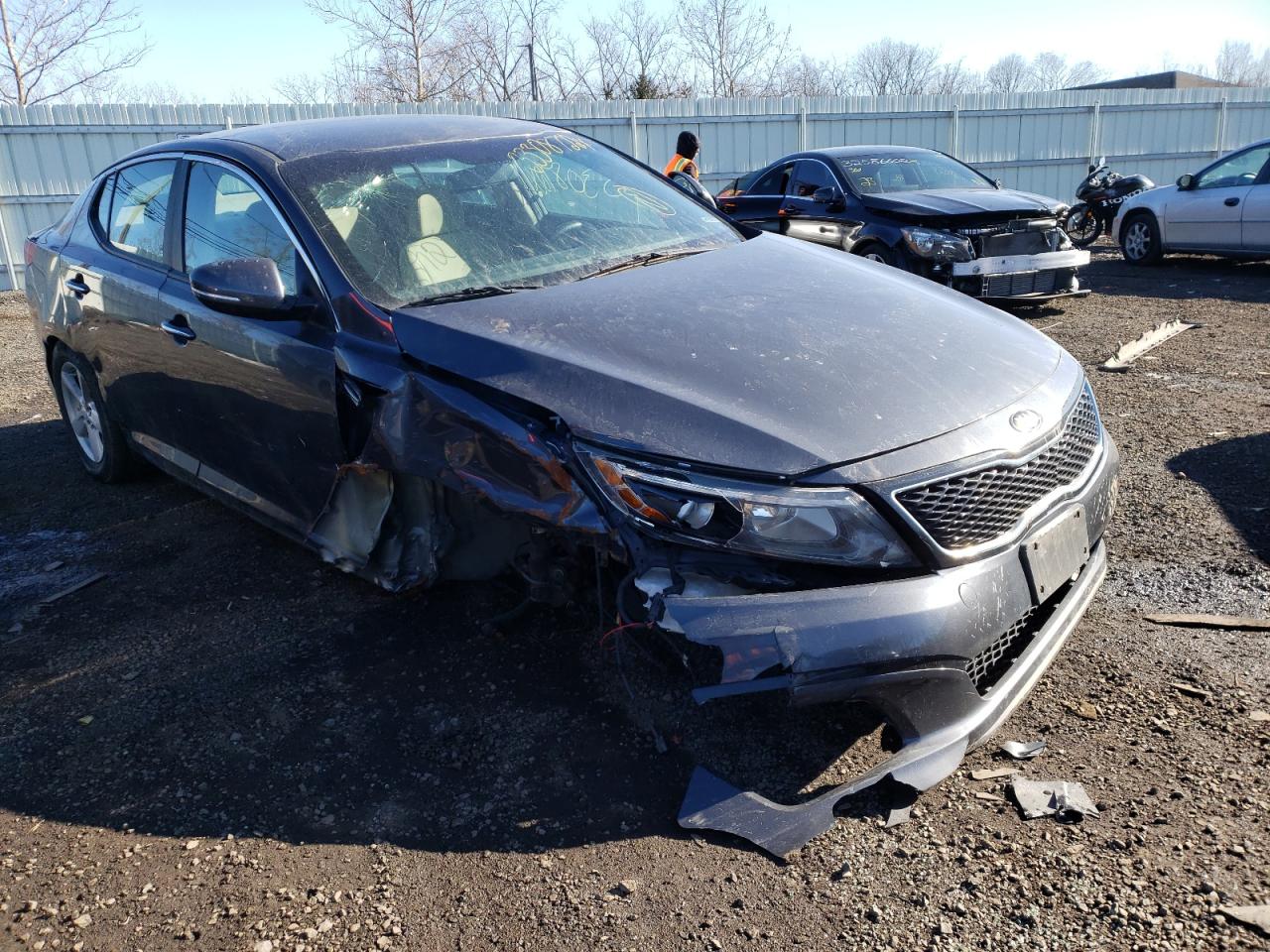KIA OPTIMA LX 2015 with VIN KNAGM4A74F5628044 - Photo from auction