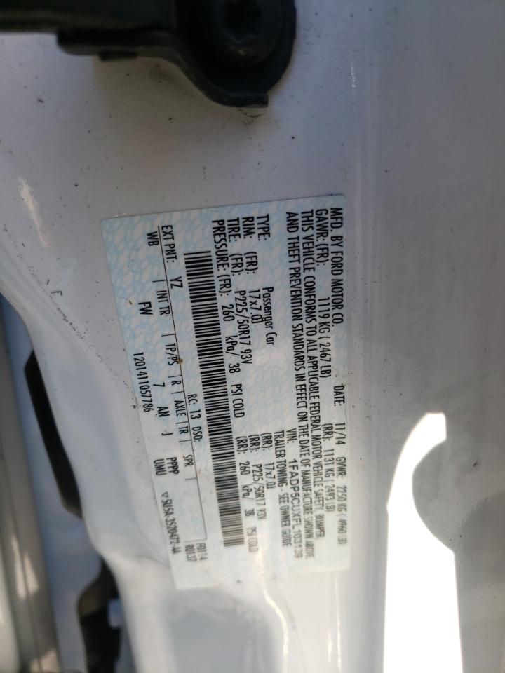Photo 10 from auction – 2015 FORD C-MAX PREM with VIN 1FADP5CUXFL103139
