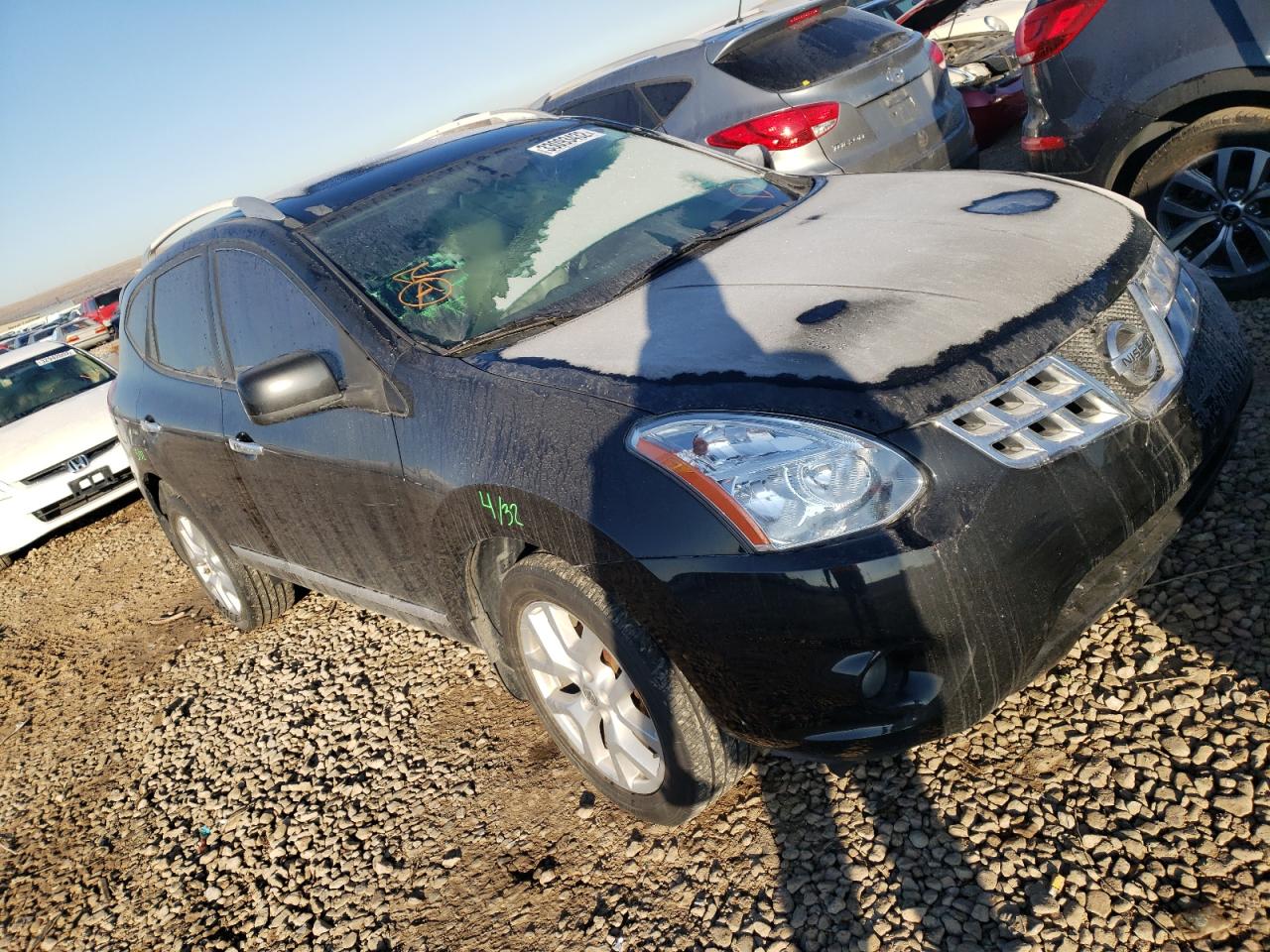 NISSAN ROGUE S 2011 with VIN JN8AS5MV3BW312464 - Photo from auction