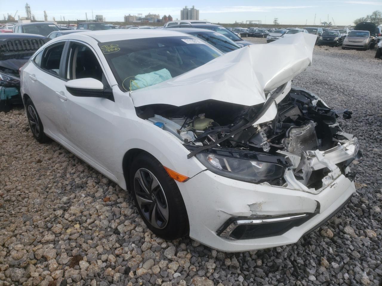 HONDA CIVIC LX 2020 with VIN 19XFC2F67LE003742 - Photo from auction
