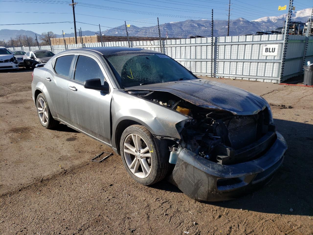 DODGE AVENGER SE 2012 with VIN 1C3CDZAG0CN280905 - Photo from auction