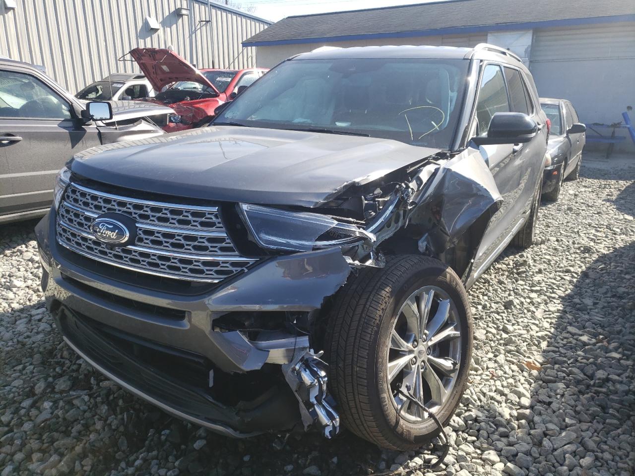 Photo 2 from auction – 2021 FORD EXPLORER L with VIN 1FMSK8FHXMGC01881