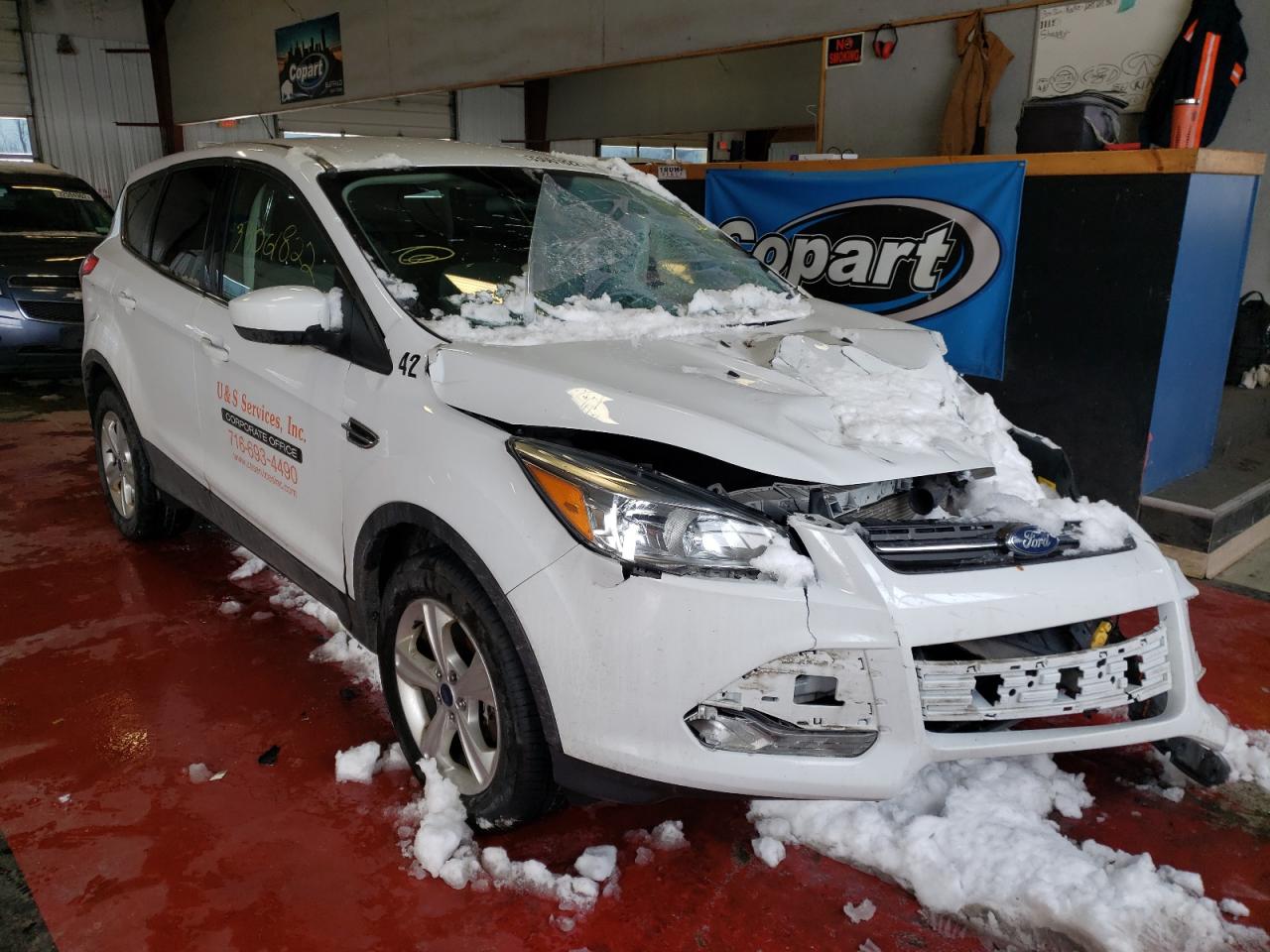 FORD ESCAPE SE 2016 with VIN 1FMCU9G90GUC66921 - Photo from auction