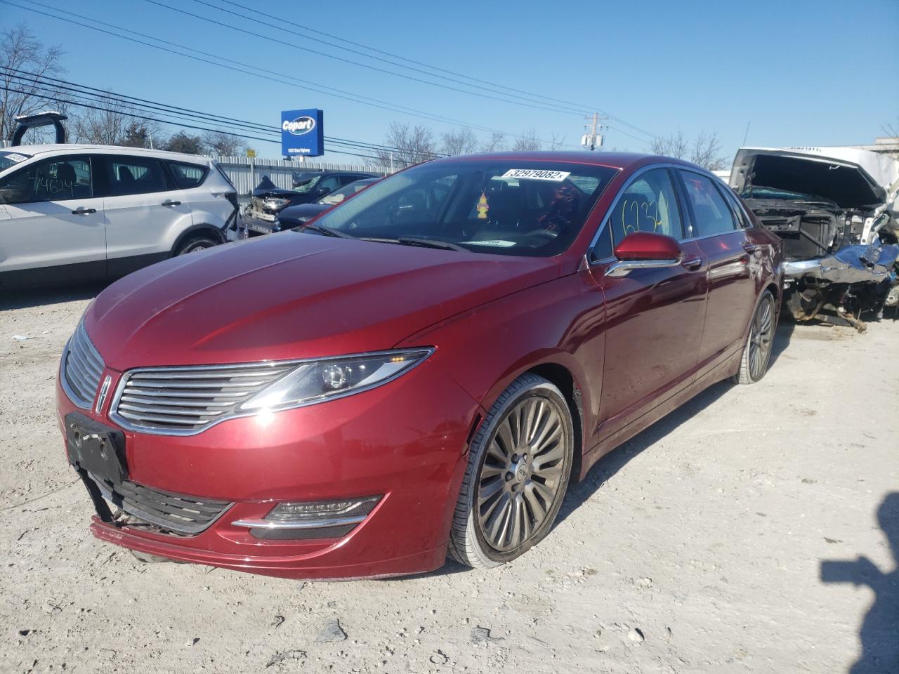 Photo 2 from auction – 2014 LINCOLN MKZ with VIN 3LN6L2J90ER831494