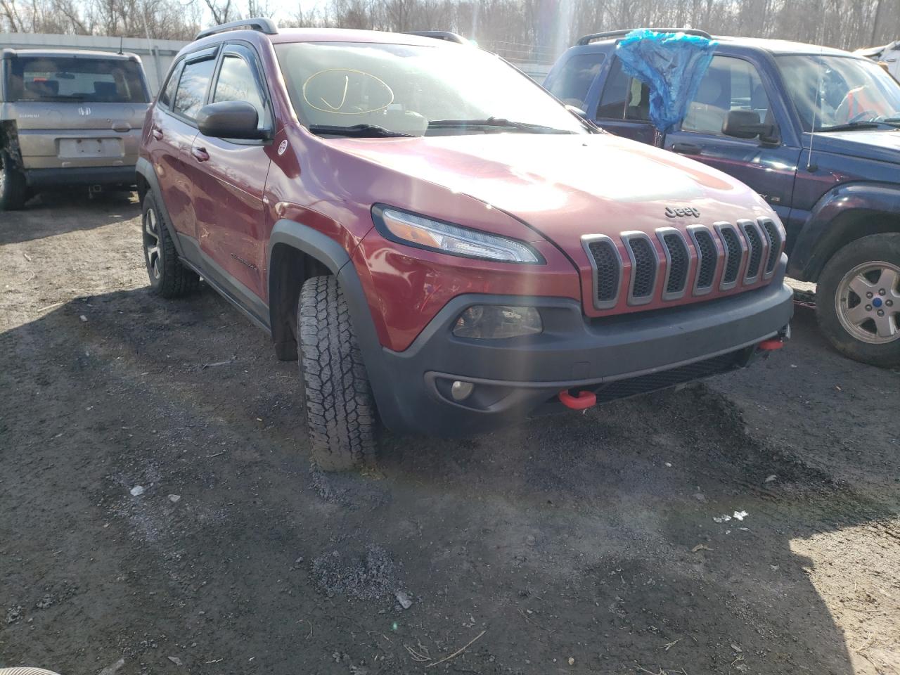 JEEP CHEROKEE T 2014 with VIN 1C4PJMBS8EW146815 - Photo from auction