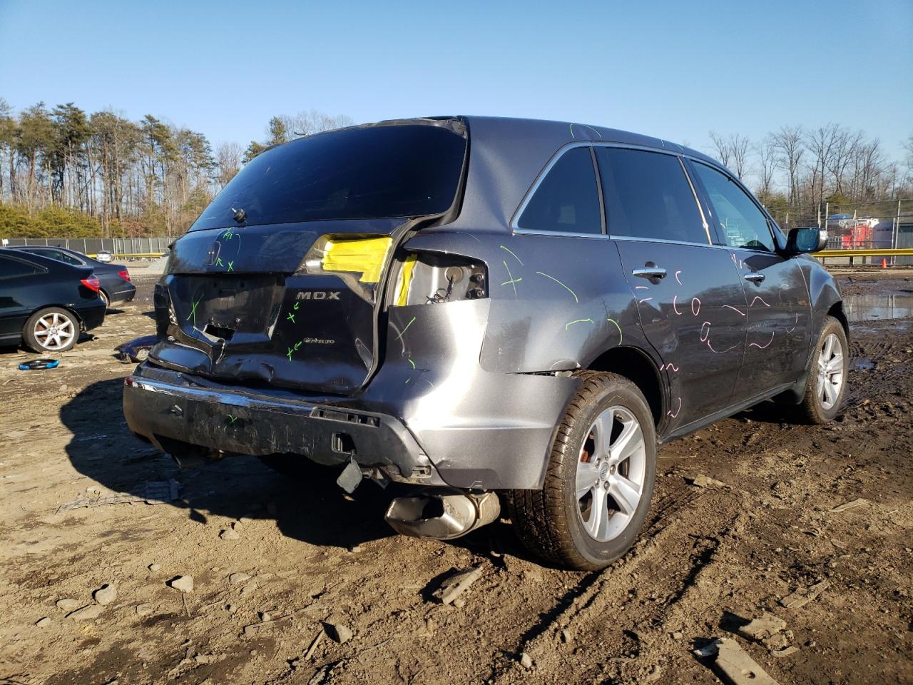 Photo 4 from auction – 2011 ACURA MDX TECHNO with VIN 2HNYD2H6XBH543957