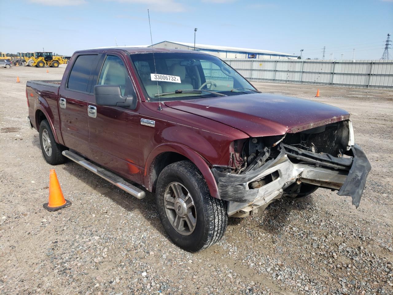 FORD F150 SUPER 2004 with VIN 1FTPW12594FA22383 - Photo from auction
