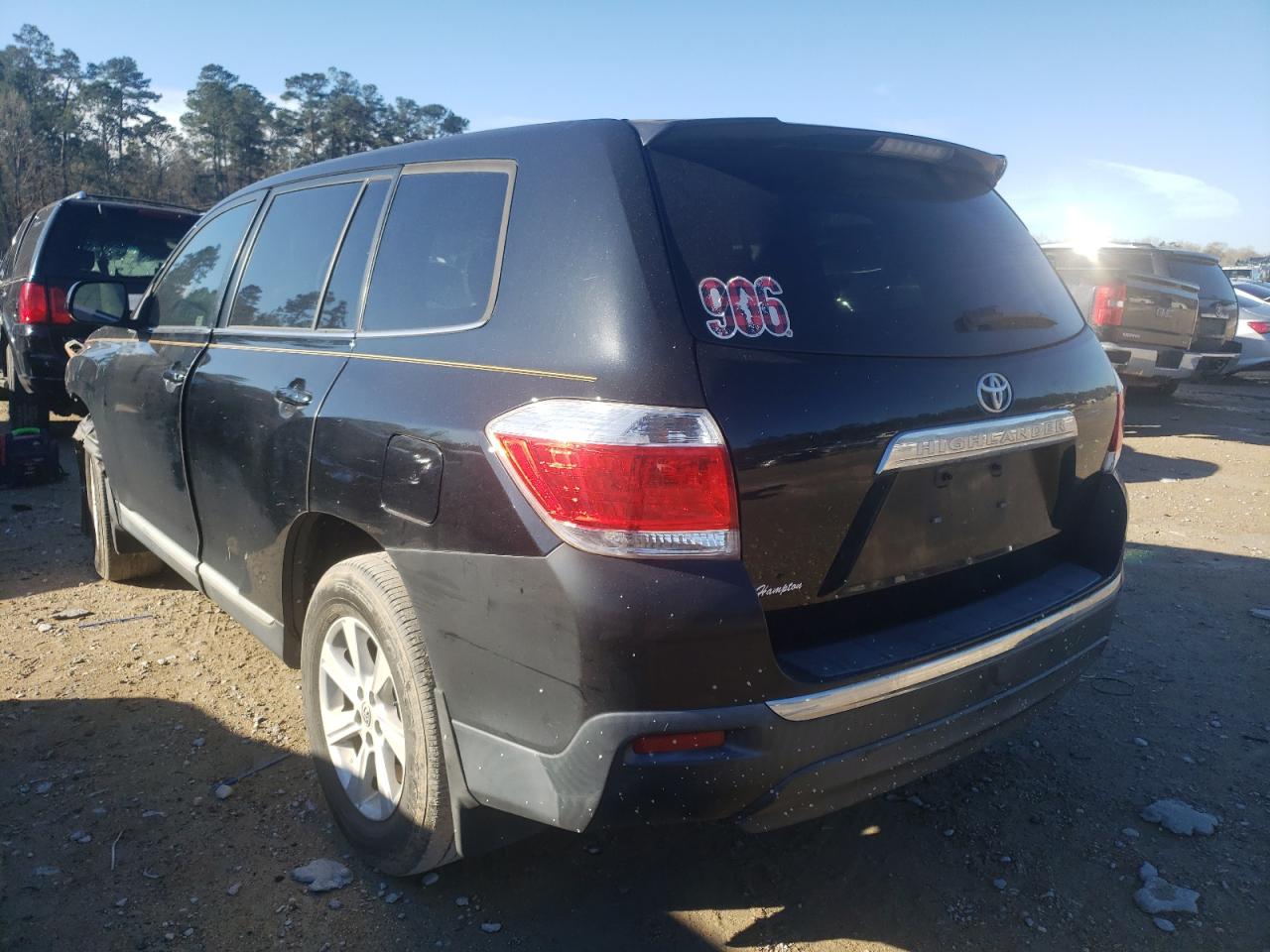 Photo 3 from auction – 2012 TOYOTA HIGHLANDER with VIN 5TDZA3EH5CS025739