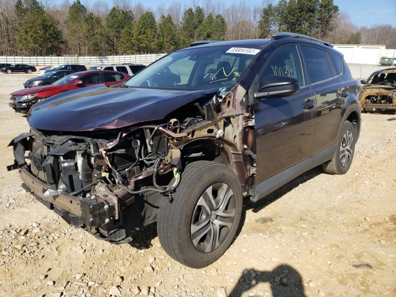 Photo 2 from auction – 2017 TOYOTA RAV4 LE with VIN 2T3ZFREV8HW371770