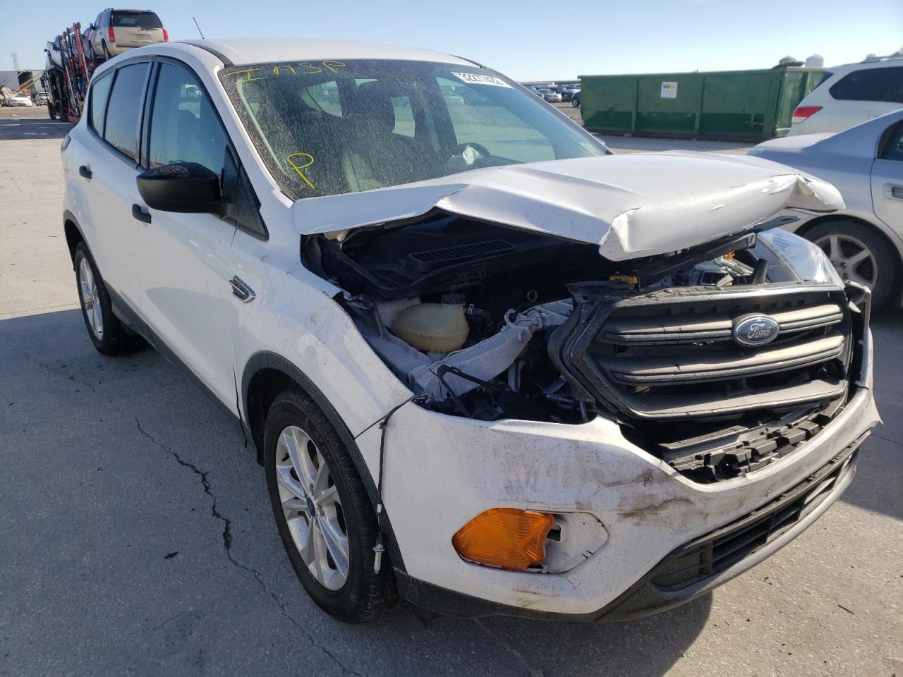 FORD ESCAPE S 2017 with VIN 1FMCU0F70HUE56828 - Photo from auction
