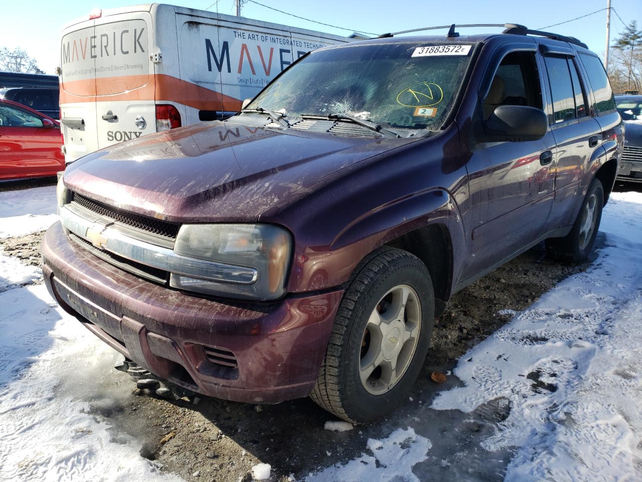 Photo 2 from auction – 2007 CHEVROLET TRAILBLAZE with VIN 1GNDT13S872108416