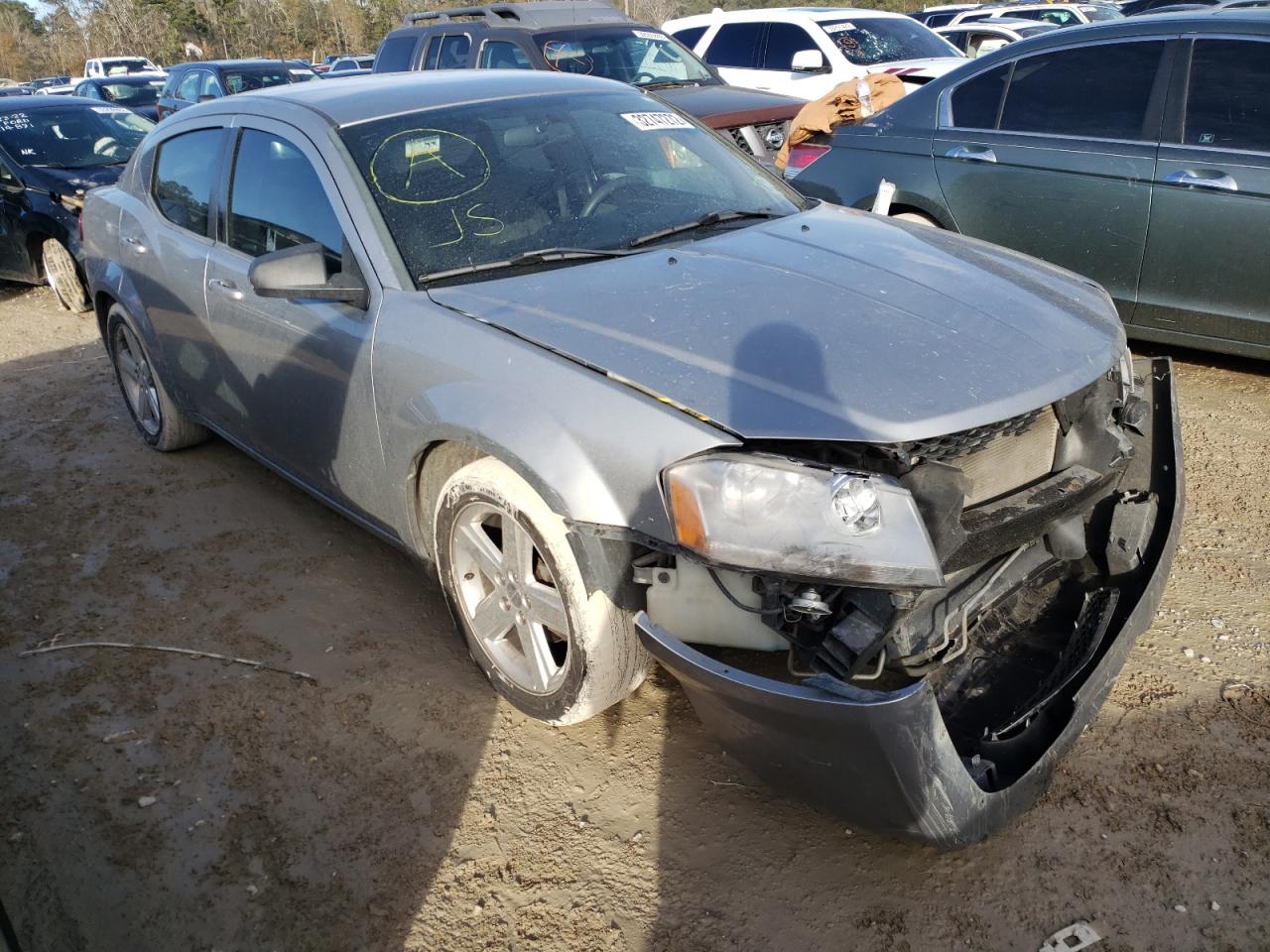 DODGE AVENGER SE 2013 with VIN 1C3CDZAB5DN646167 - Photo from auction