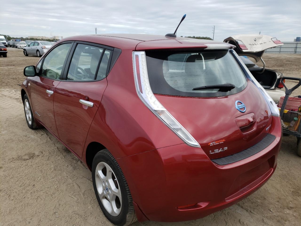 Photo 3 from auction – 2012 NISSAN LEAF SV with VIN JN1AZ0CP8CT022174