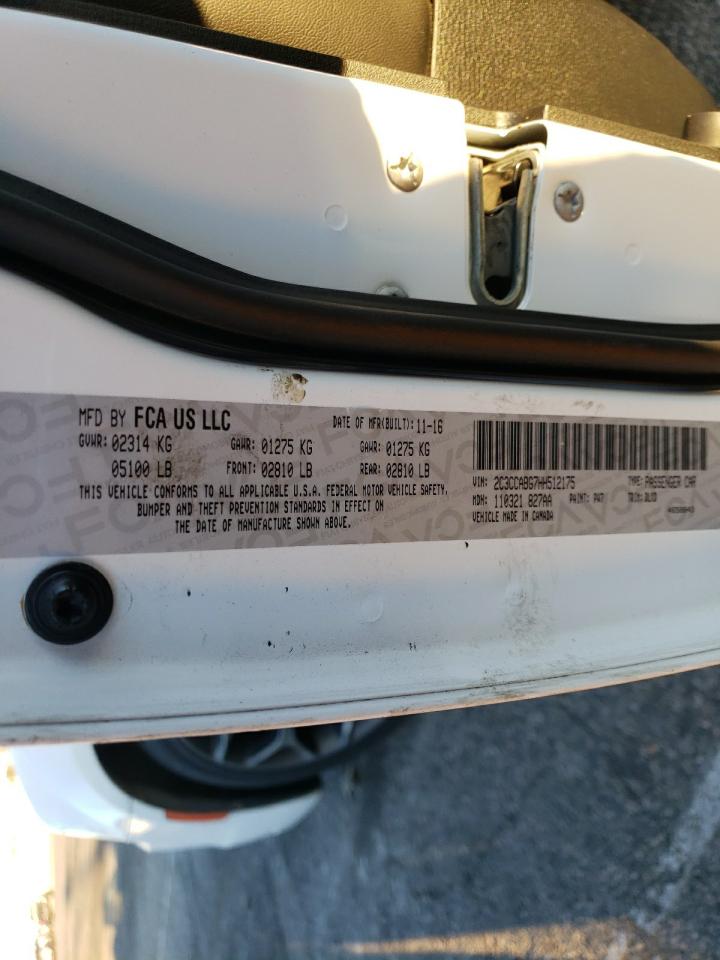 Photo 10 from auction – 2017 CHRYSLER 300 S with VIN 2C3CCABG7HH512175