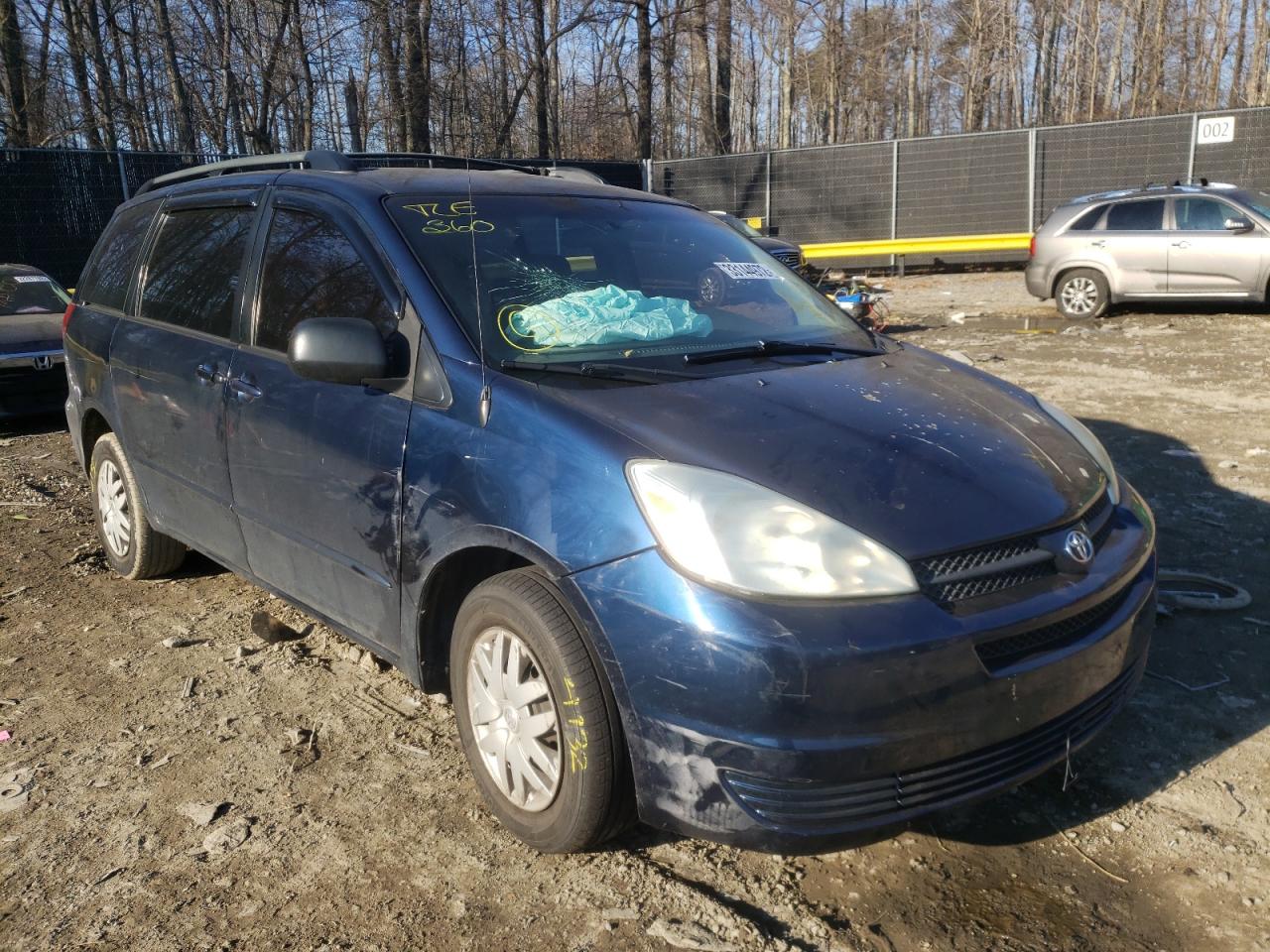 Photo 1 from auction – 2004 TOYOTA SIENNA CE with VIN 5TDZA23C14S156489