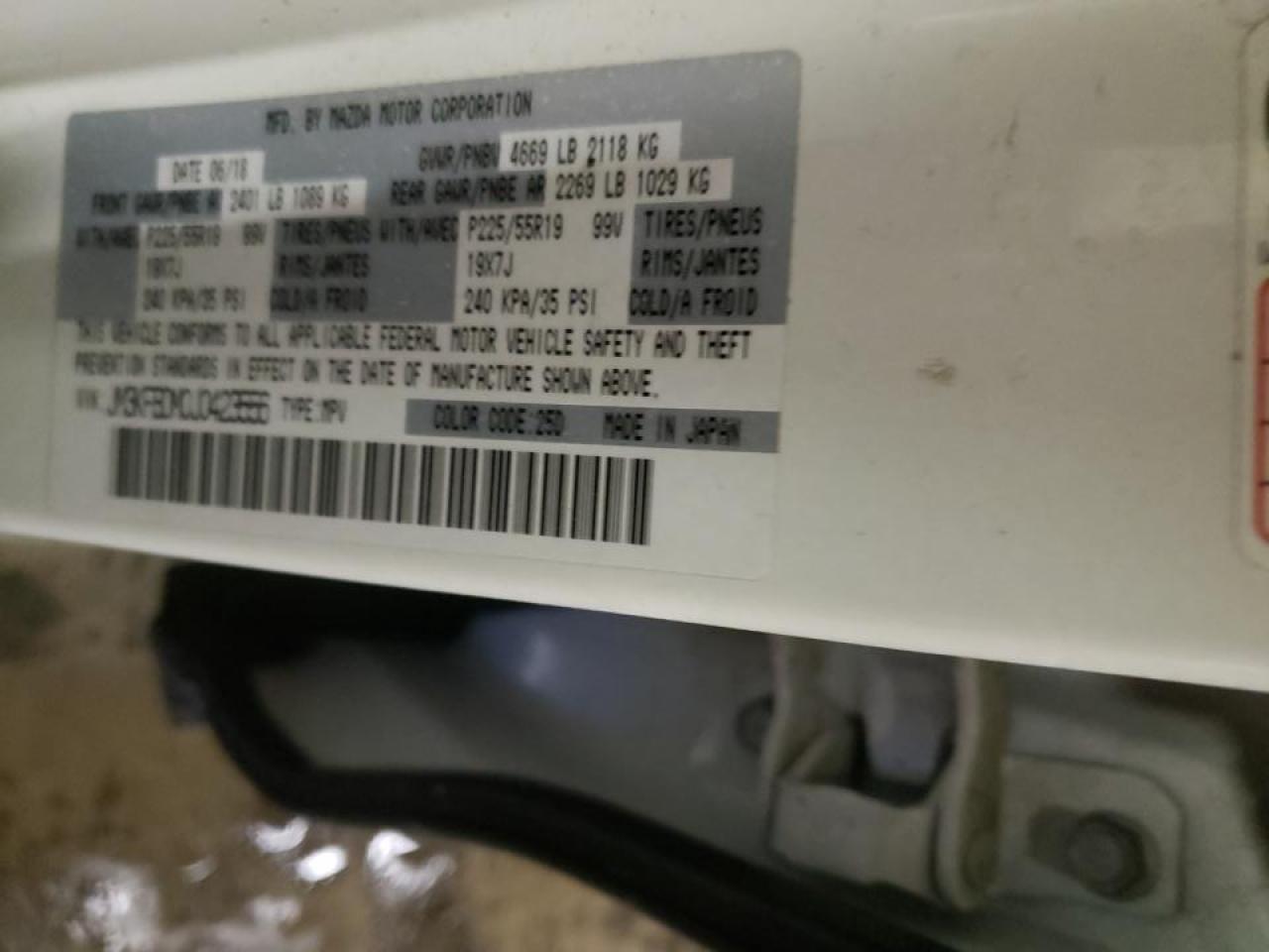Photo 10 from auction – 2018 MAZDA CX-5 GRAND with VIN JM3KFBDM0J0423556