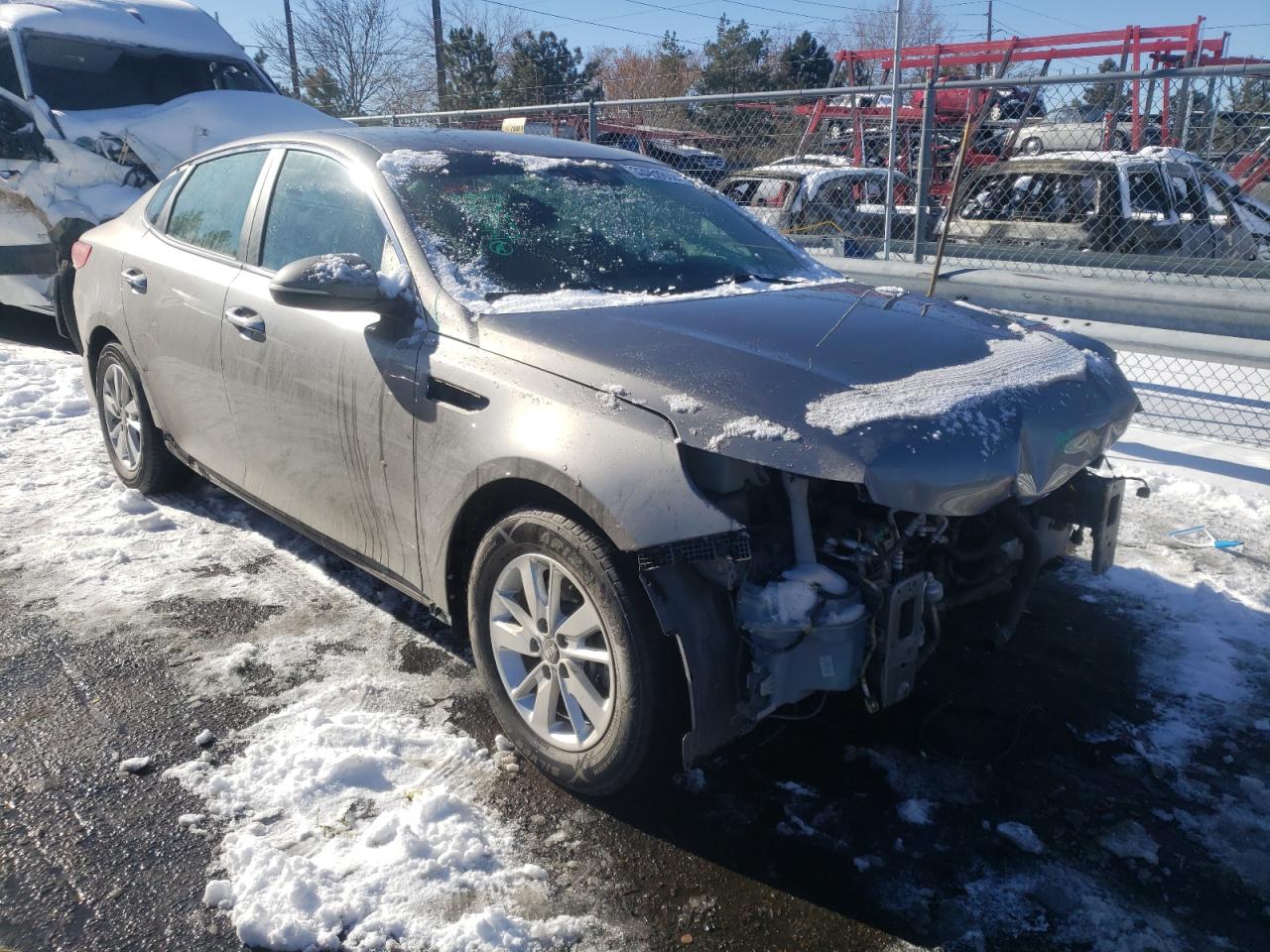 KIA OPTIMA LX 2018 with VIN 5XXGT4L32JG209114 - Photo from auction