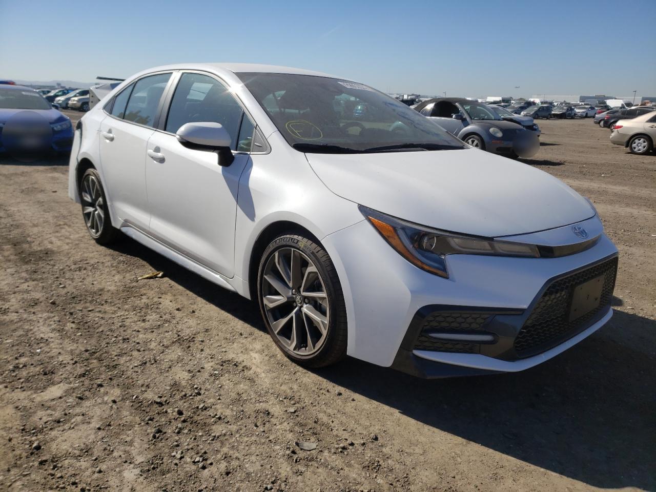 TOYOTA COROLLA SE 2021 with VIN 5YFS4MCEXMP085887 - Photo from auction