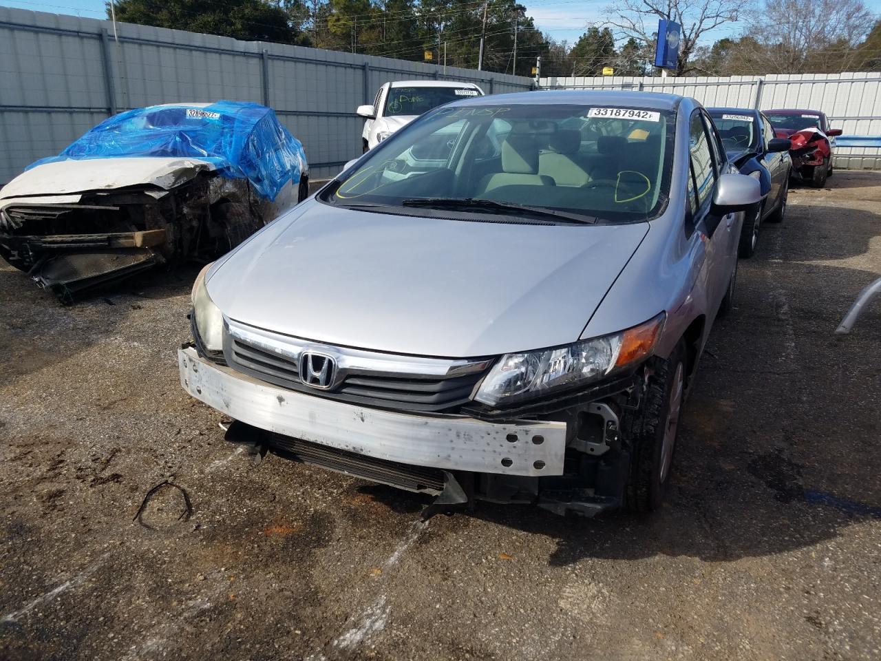 Photo 9 from auction – 2012 HONDA CIVIC LX with VIN 19XFB2F50CE068832