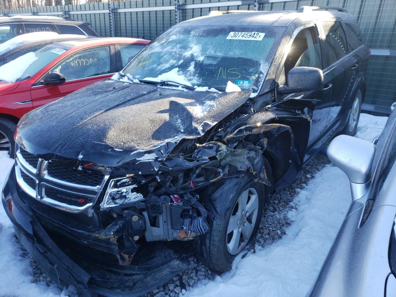 Photo 2 from auction – 2014 DODGE JOURNEY SE with VIN 3C4PDDAG6ET189981