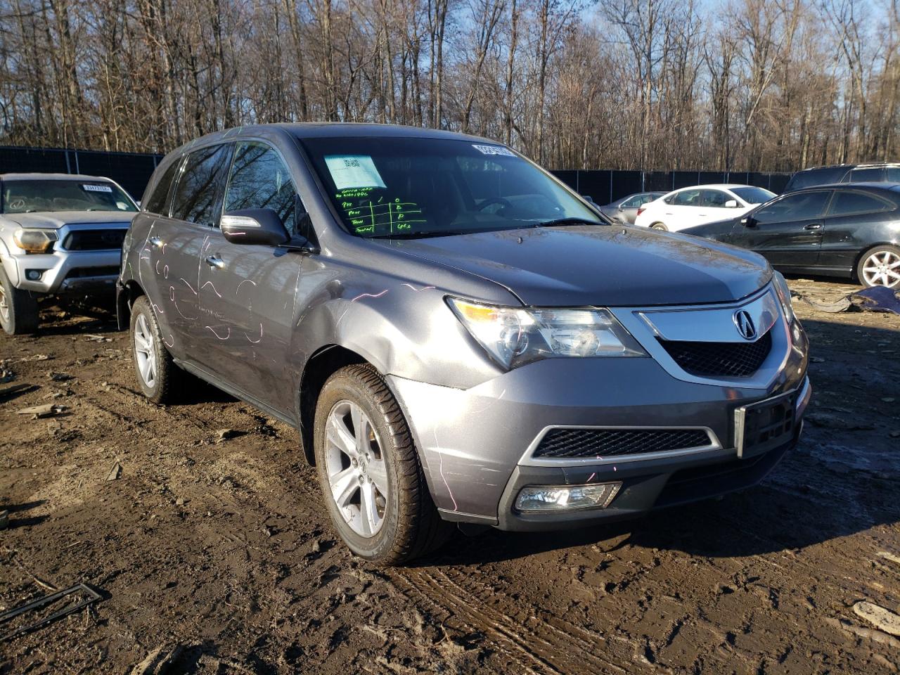 ACURA MDX TECHNO 2011 with VIN 2HNYD2H6XBH543957 - Photo from auction