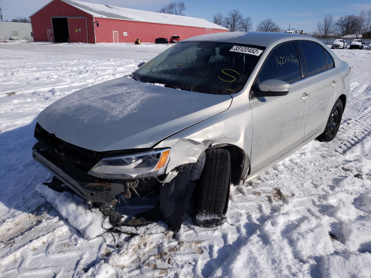 Photo 2 from auction – 2012 VOLKSWAGEN JETTA SE with VIN 3VWDX7AJ0CM338977