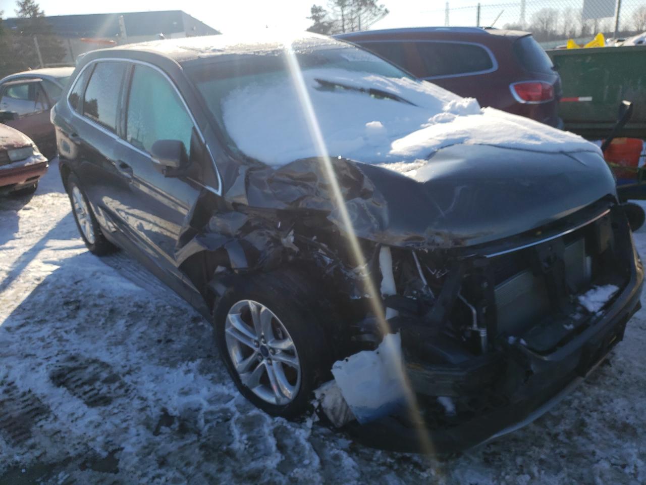 FORD EDGE SEL 2016 with VIN 2FMPK4J85GBB19557 - Photo from auction