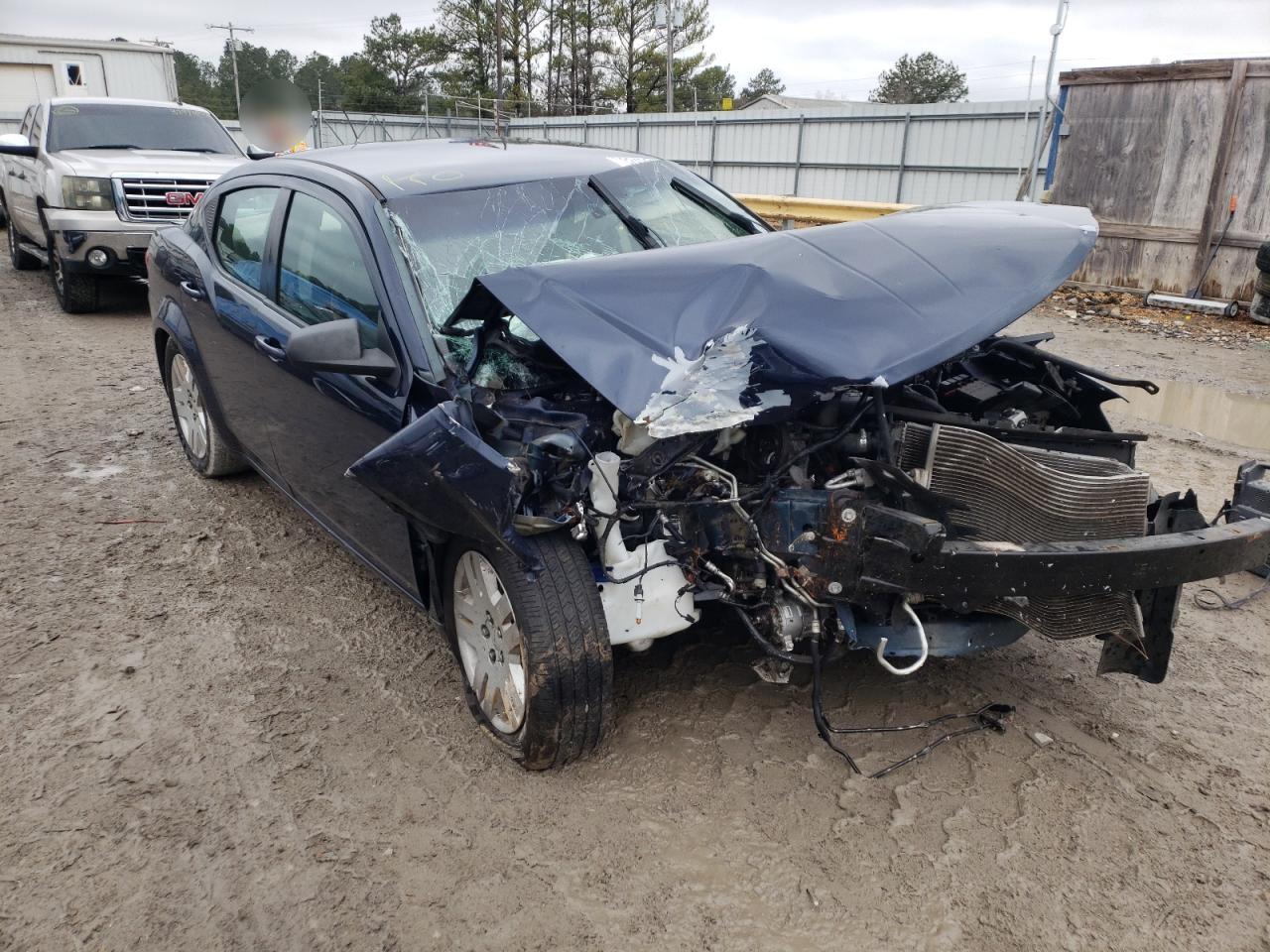 DODGE AVENGER SE 2014 with VIN 1C3CDZAB2EN138790 - Photo from auction